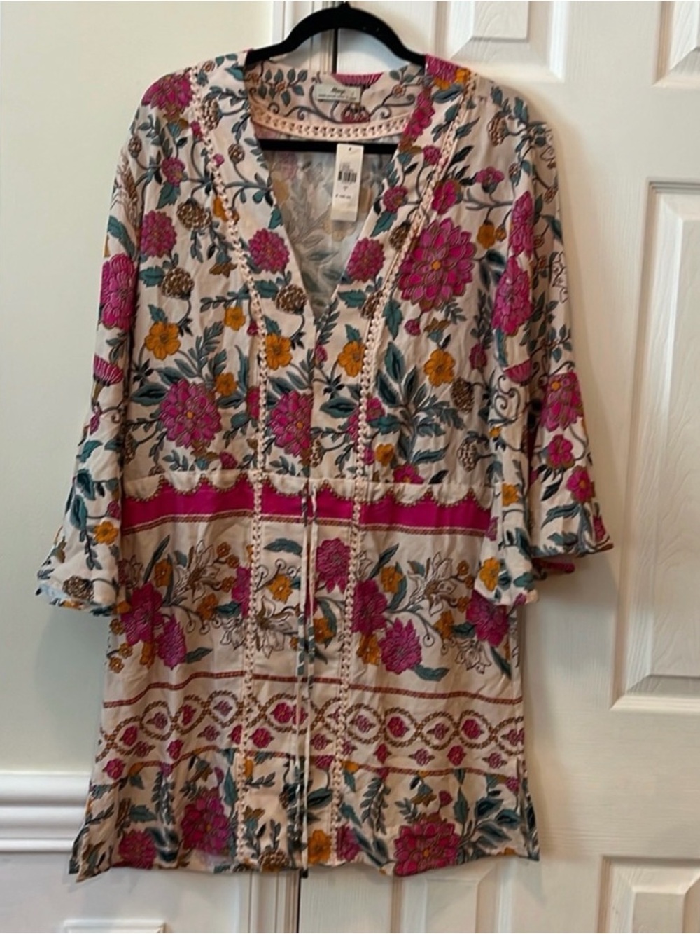 Anthropologie - Maaji summer dress/can be coverup. fab print . size L NWT
